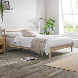 Julian Bowen Sami Double Wooden Bed Frame - Pine