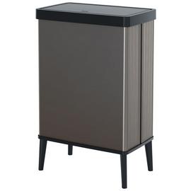 Curver Verto 54 Litre Touch Top High Kitchen Bin - Grey