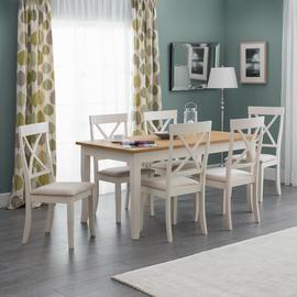 Julian Bowen Davenport Dining Table & 6 Chairs