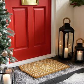 Habitat Gingerbread House Christmas Doormat
