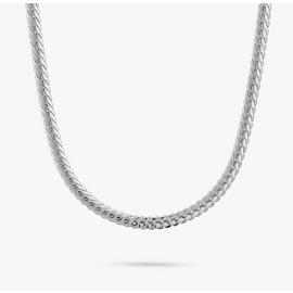 Revere Sterling Silver Oval Herringbone 21.7 Inch Chain