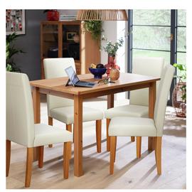 Argos Home Ashdon Oak Dining Table & 4 Chairs