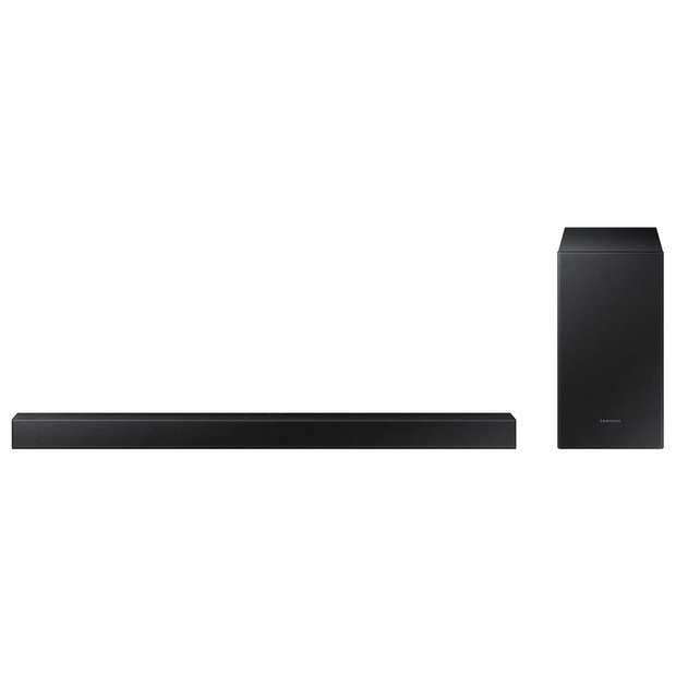 Soundbar with wired hot sale subwoofer