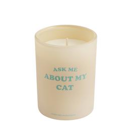 Argos Home Ask Me About My Cat Candle - Honey & Sandalwood