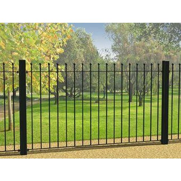 Buy Metpost Wenlock Ball Top Steel Fence at Argos.co.uk Your Online