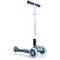 Globber Elite Lights 3 Wheel Scooter - Two Tone Blue