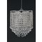 Argos Home Knighton Beaded Glass Lampshade - Chrome