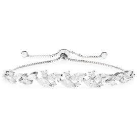 Jon Richard Cubic Zirconia Mixed Stone Bracelet