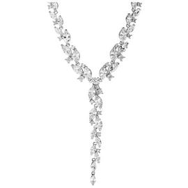 Jon Richard Cubic Zirconia Mixed Stone Necklace