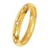 Revere 9ct Gold Plated Sterling Silver Celestial Band Ring