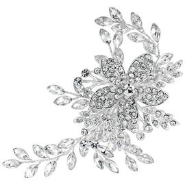 Jon Richard Silver Plated Leaf Slide