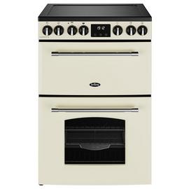 Belling 60cm Double Oven Electric Range Cooker - Cream