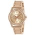 Tikkers Rose Gold Coloured Strap Watch