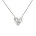 Revere Sterling Silver Open Heart Pendant Necklace