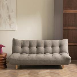 Habitat Kota 3 Seater Fabric Clic Clac Sofa Bed - Grey