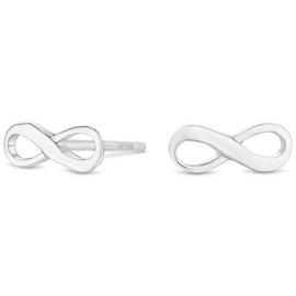 Simply Silver Sterling Silver Infinity Stud Earrings