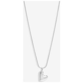 Simply Silver Sterling Silver Molten Heart Pendant Necklace