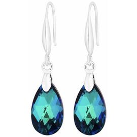 Jon Richard Crystal Blue Pear Drop Earring