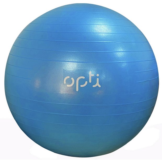 VirtuFit Anti-Burst Fitness Ball Pro - Gym Ball - Swiss Ball - avec pompe -  Gris - 75 cm