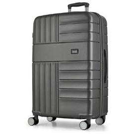 Rock 8 Wheel Hard Suitcase - Charcoal