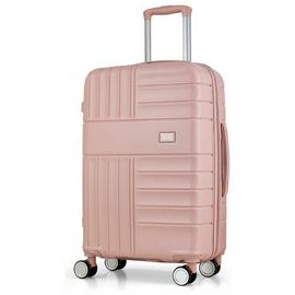 Rock 8 Wheel Hard Suitcase - Pink