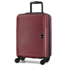 Rock 8 Wheel Hard Suitcase - Burgundy