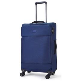Rock 8 Wheel Soft Suitcase - Navy