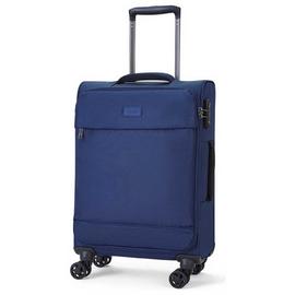 Rock 8 Wheel Soft Suitcase - Small, Navy
