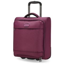 Rock 2 Wheel Soft Suitcase - Small, Purple