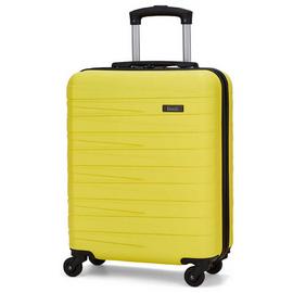 Rock 4 Wheel Hard Suitcase - Yellow