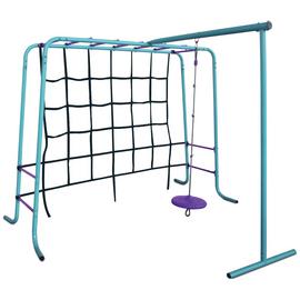 Plum Metal Monkey Bars Set