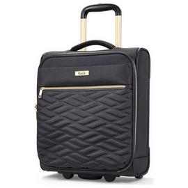 Rock 2 Wheel Soft Suitcase - Small, Charcoal