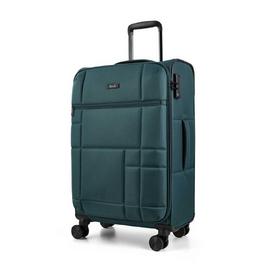 Rock 8 Wheel Soft Suitcase - Green