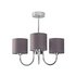 Argos Home Grays 3 Light Ceiling Fitting - Chrome & Grey