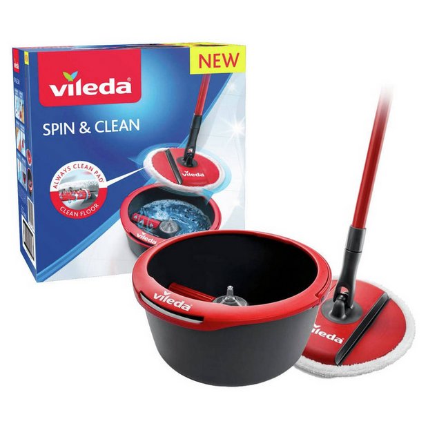 Vileda Spin & Clean Mop w/ Bucket