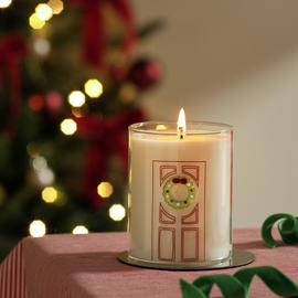 Argos Home Wreath Icon Jar Candle - Christmas Cookie