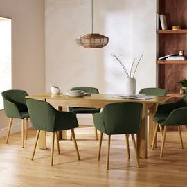 Argos Home Miami Extending Dining Table & 6 Chairs