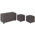 Argos Home Wendover Fabric Ottoman with StoolsGrey