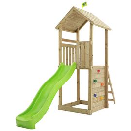 TP Skywood Wooden Climbing Frame and Slide