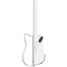 Lava Genie Smart Electric Guitar with Travel Case - White