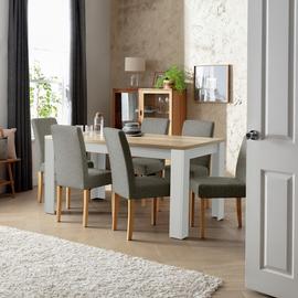 Argos Home Preston Grey Dining Table & 6 Chairs