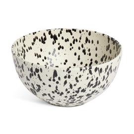 Habitat Jackson Stoneware Salad Bowl - Black
