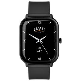 Limit Black Silicone Strap Calling Smart Watch
