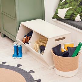 Great Little Trading Company Double Storage Trunk - Oatmeal