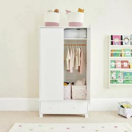 Great Little Trading Company Lulworth 2 Door Wardrobe -White