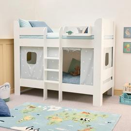 Great Little Trading Company Paddington Bed & Curtain - Grey