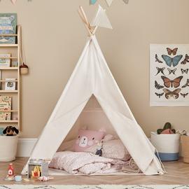 Great Little Trading Company Play Teepee- Stripe Natural