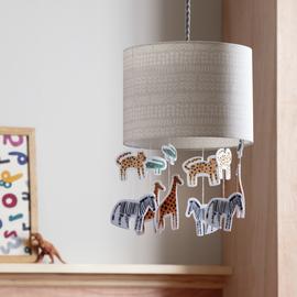 Habitat Jungle with Hanging Animals Easy Fit Lampshade- 25cm
