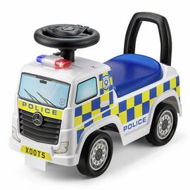 Xootz Police Foot to Floor Ride On Car - White