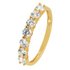 Revere 9ct Gold Claw Set Cubic Zirconia Eternity Ring